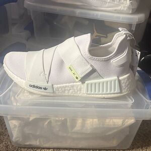 Adidas White Slip-On Sneakers